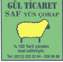 gül ticaret saf yün çorap ve