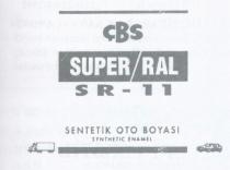 çbs super ral sr-11