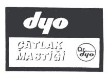 dyo çatlak mastiği