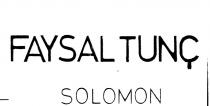 faysal tunç solomon