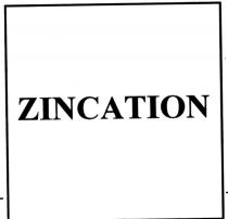 zincation