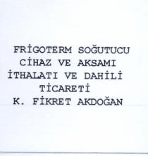 frigoterm k.fikret akdoğan