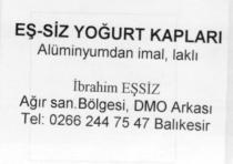 eş-siz ibrahim eşsiz