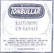 tonbullar kastamonu un sanayi