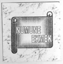 numune ekmek