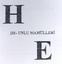 he unlu mamülleri