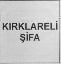 kirklareli şifa