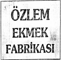 özlem ekmek fabrikasi