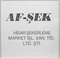 af-şek hisar şekerleme