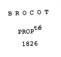 brocot propte 1826