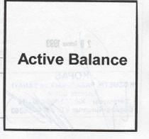 active balance