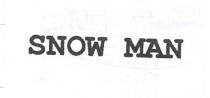 snow man