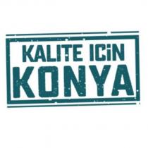 kalite için konya
