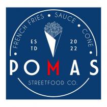 pomas streetfood co. french fries sauce cone estd 2022