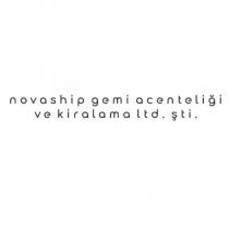 novaship gemi acenteliği ve kiralama ltd. şti.