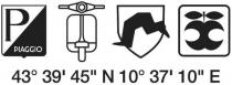 p piaggio 43 39' 45