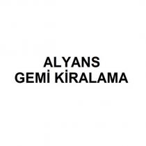 alyans gemi kiralama