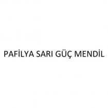 pafilya sarı güç mendil