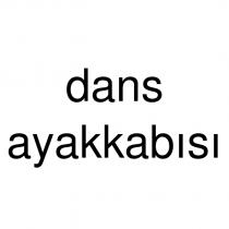 dans ayakkabısı