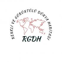 rgdh renkli ve görüntülü dünya haritası