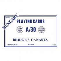 hungary playing cards a/30 bridge / canasta ts5600 export quality 55 cards a/30