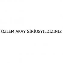 özlem akay siriusyıldızınız