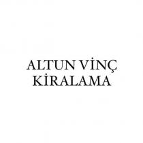 altun vinç kiralama
