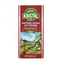 kristal 1938 natürel sızma zeytinyağı extra virgin olive oil soğuk sıkım net 5000 ml