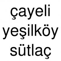 çayeli yeşilköy sütlaç