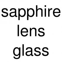 sapphire lens glass