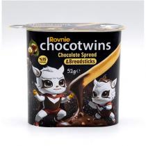 rovnie chocotwins chocolate spread & breadsticks 52 g