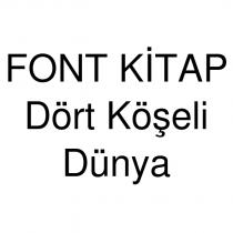 font kitap dört köşeli dünya