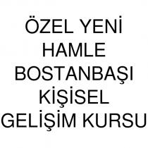 özel yeni hamle bostanbaşı kişisel gelişim kursu