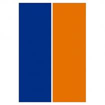 renk markası renk markası mavi pantone 287 c, turuncu pantone 152 c