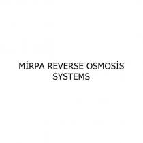 mirpa reverse osmosis systems