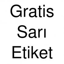 gratis sarı etiket