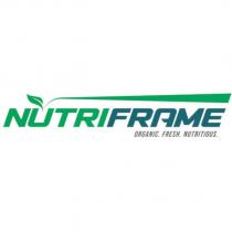 nutriframe organıc. fresh. nutritious.