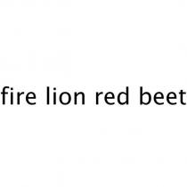 fire lion red beet