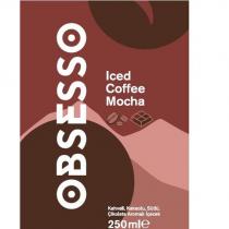 obsesso ıced coffee mocha kahveli, kakaolu, sütlü, çikolata aromalı içecek 250 mle