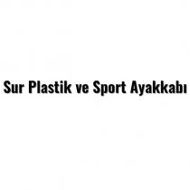 sur plastik ve sport ayakkabı