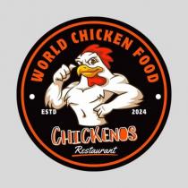 chickenos restaurant world chicken food estd 2024