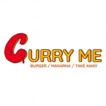 curry me burger / makarna / take way