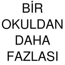 bir okuldan daha fazlası