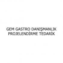 gem gastro danışmanlık projelendirme tedarik