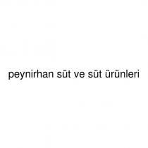 peynirhan süt ve süt ürünleri