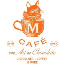 m cafe the art of chocolate estd 1957