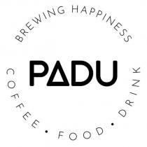 padu brewing happiness coffee food drink