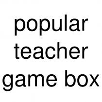popular teacher game box