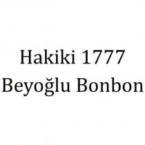 hakiki 1777 beyoğlu bonbon