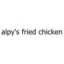 alpy's fried chicken